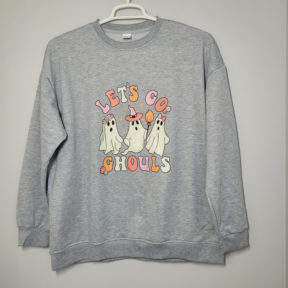 Let's Go Ghouls Sweatshirt XXL NWOT